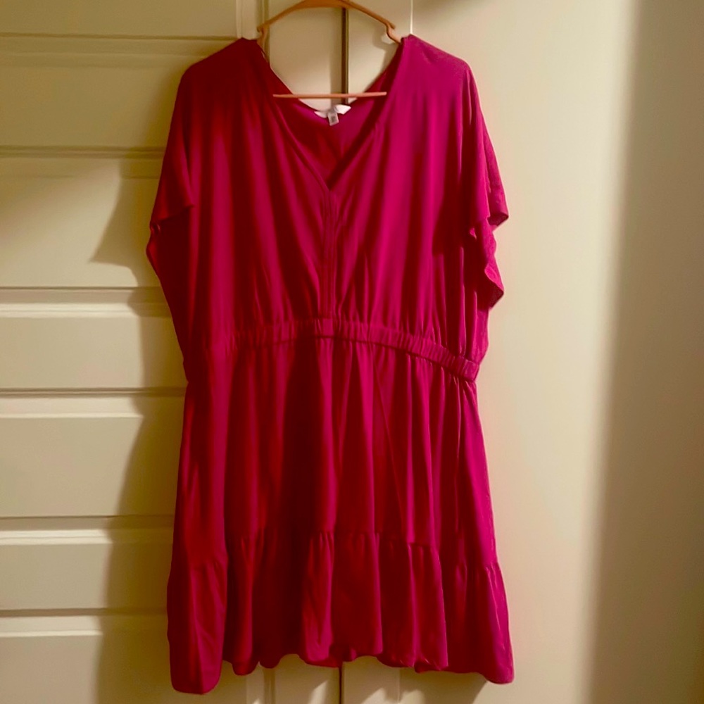 Short sleeve maxi dress